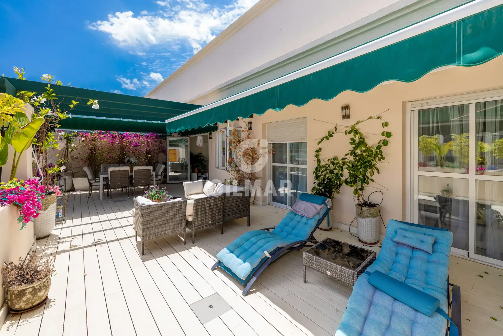 Terrace of Apartments for sale in Marbella  with Heating, Swimming Pool and Furnished