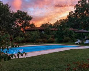 Swimming pool of Country house for sale in Valverde de la Vera  with Air Conditioner and Swimming Pool