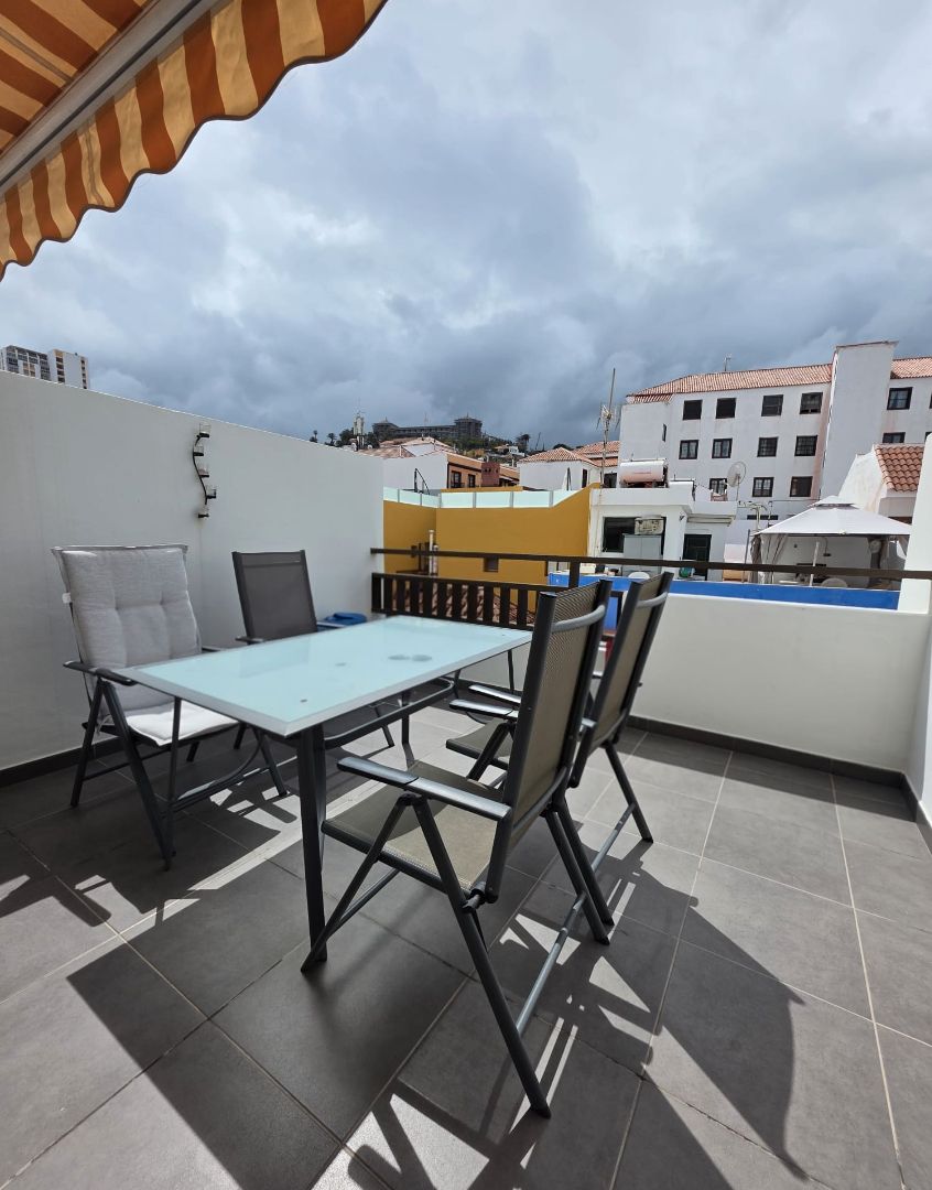 Terrace of Flat to rent in Puerto de la Cruz  with Terrace, Furnished and Washing machine