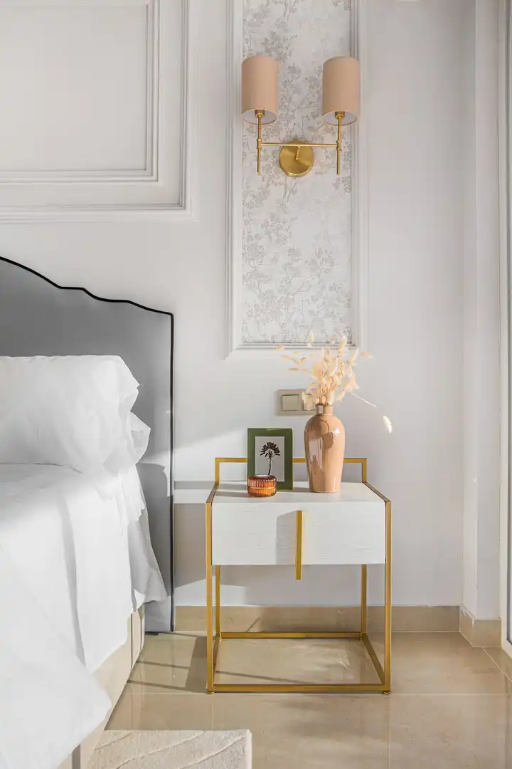 Schlafzimmer von Dachboden zur Miete in Marbella mit Klimaanlage, Möbliert und Fernseher