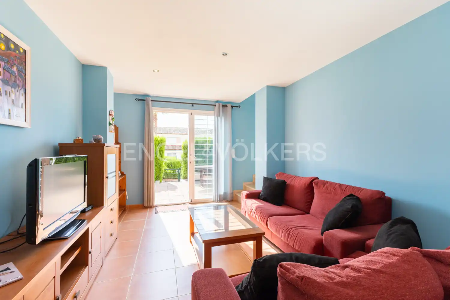 Sala d'estar de Casa o xalet en venda en Oropesa del Mar / Orpesa amb Calefacció, Jardí privat i Terrassa