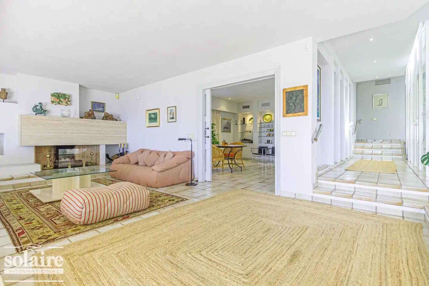Sala de estar de Casa o chalet en venta en Altea con Aire acondicionado, Calefacción y Jardín privado