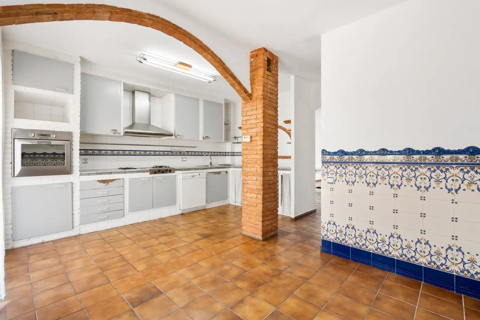 Cocina de Casa adosada en venta en La Palma de Cervelló con Calefacción, Jardín privado y Terraza