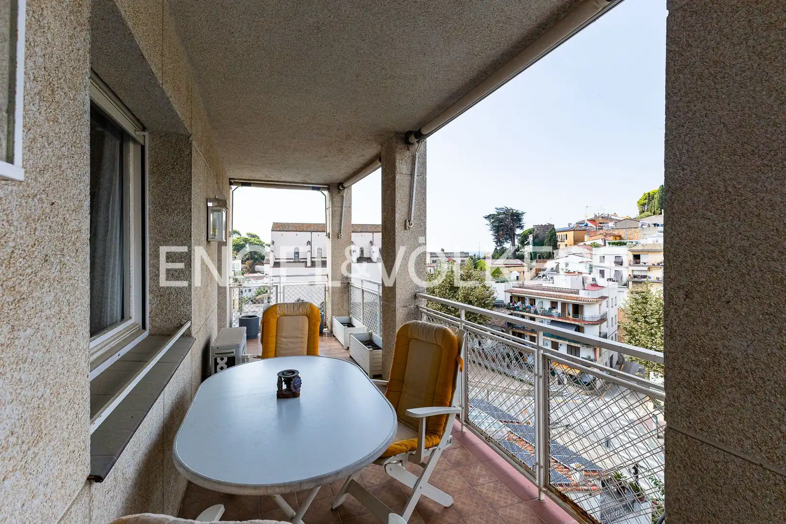 Balcony of Flat for sale in Caldes d'Estrac  with Air Conditioner, Heating and Private garden