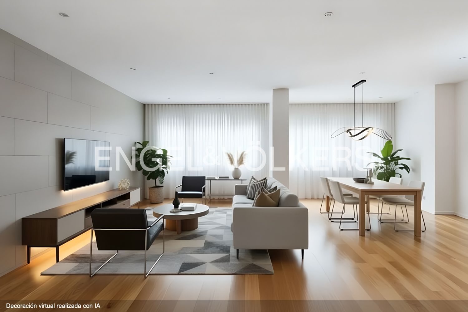 Living room of Apartment for sale in  Madrid Capital  with Heating and Swimming Pool