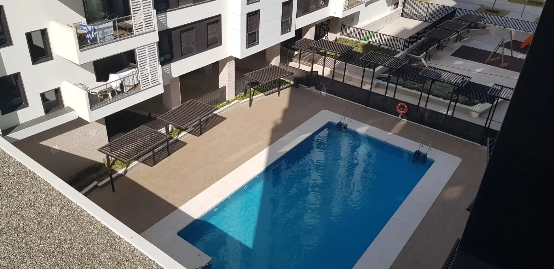 Piscina de Piso de alquiler en Málaga con Aire acondicionado, Parquet y Terraza