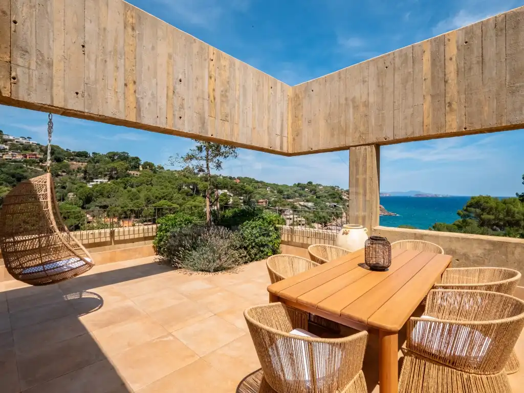 Terraza de Apartamento de alquiler en Begur