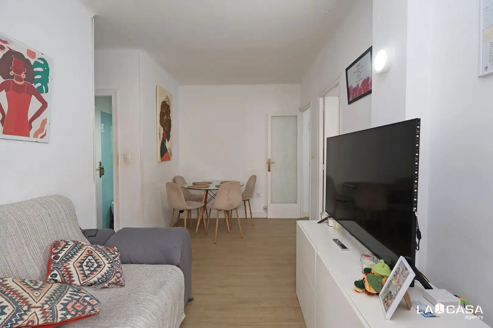 Sala de estar de Ático en venta en Barcelona con Terraza