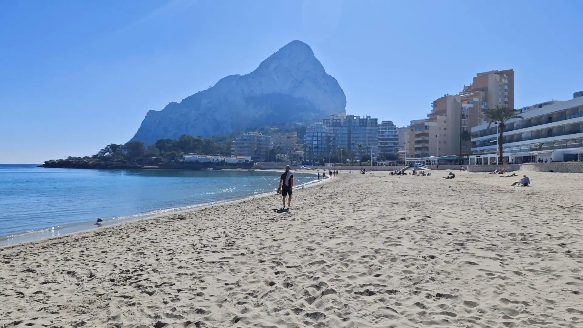 Vista exterior de Apartamento en venta en Calpe / Calp con Aire acondicionado, Calefacción y Jardín privado