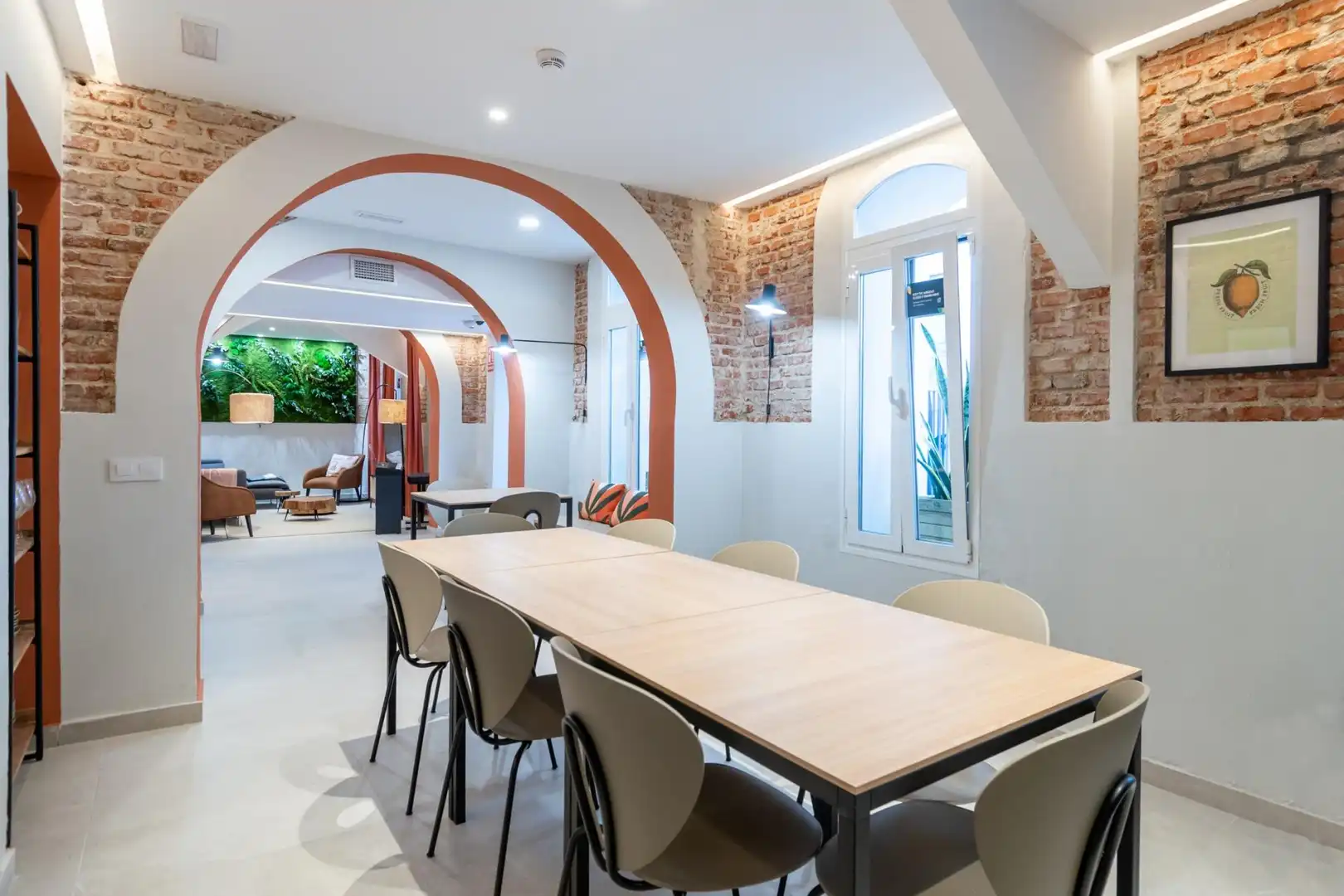 Dining room of Study for rent in Madrid