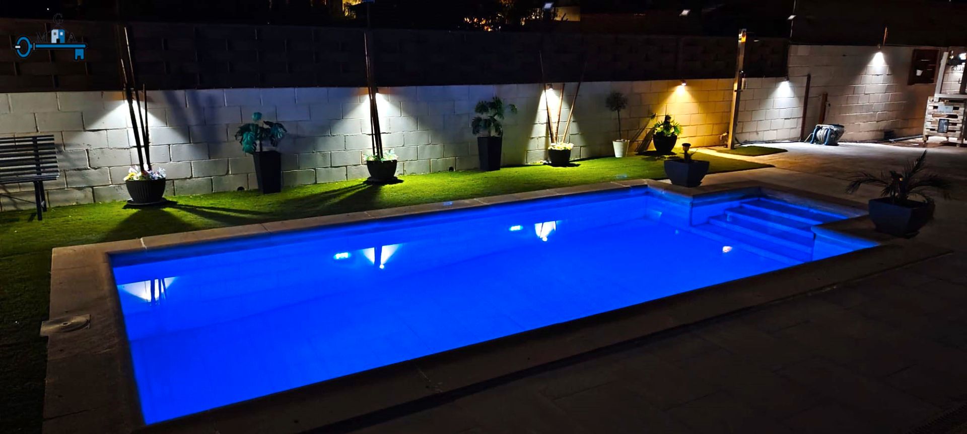 Piscina de Casa o chalet en venta en Palomeque con Aire acondicionado, Calefacción y Jardín privado