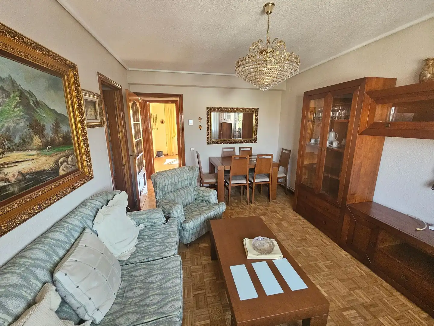 Sala de estar de Piso de alquiler en Madrid con Calefacción