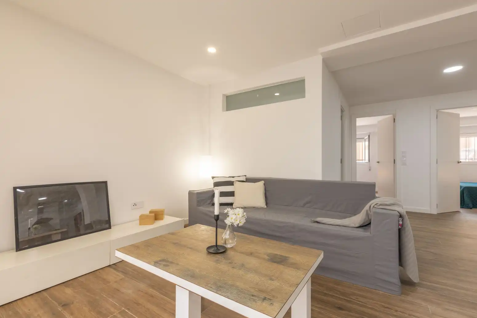 Sala de estar de Piso en venta en Museros con Terraza