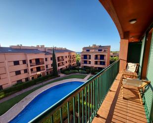 Exterior view of Flat for sale in L'Ametlla de Mar   with Air Conditioner, Terrace and Balcony