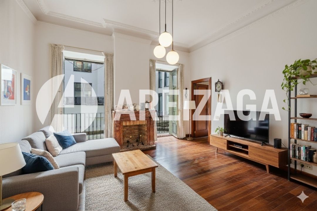 Living room of Flat for sale in Donostia - San Sebastián   with Heating and Balcony