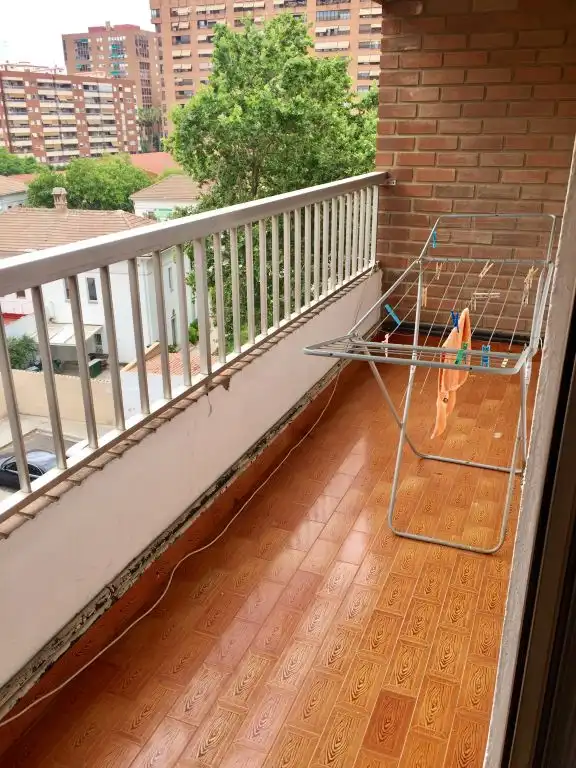Terraza de Piso de alquiler en Valencia con Aire acondicionado, Calefacción y Trastero