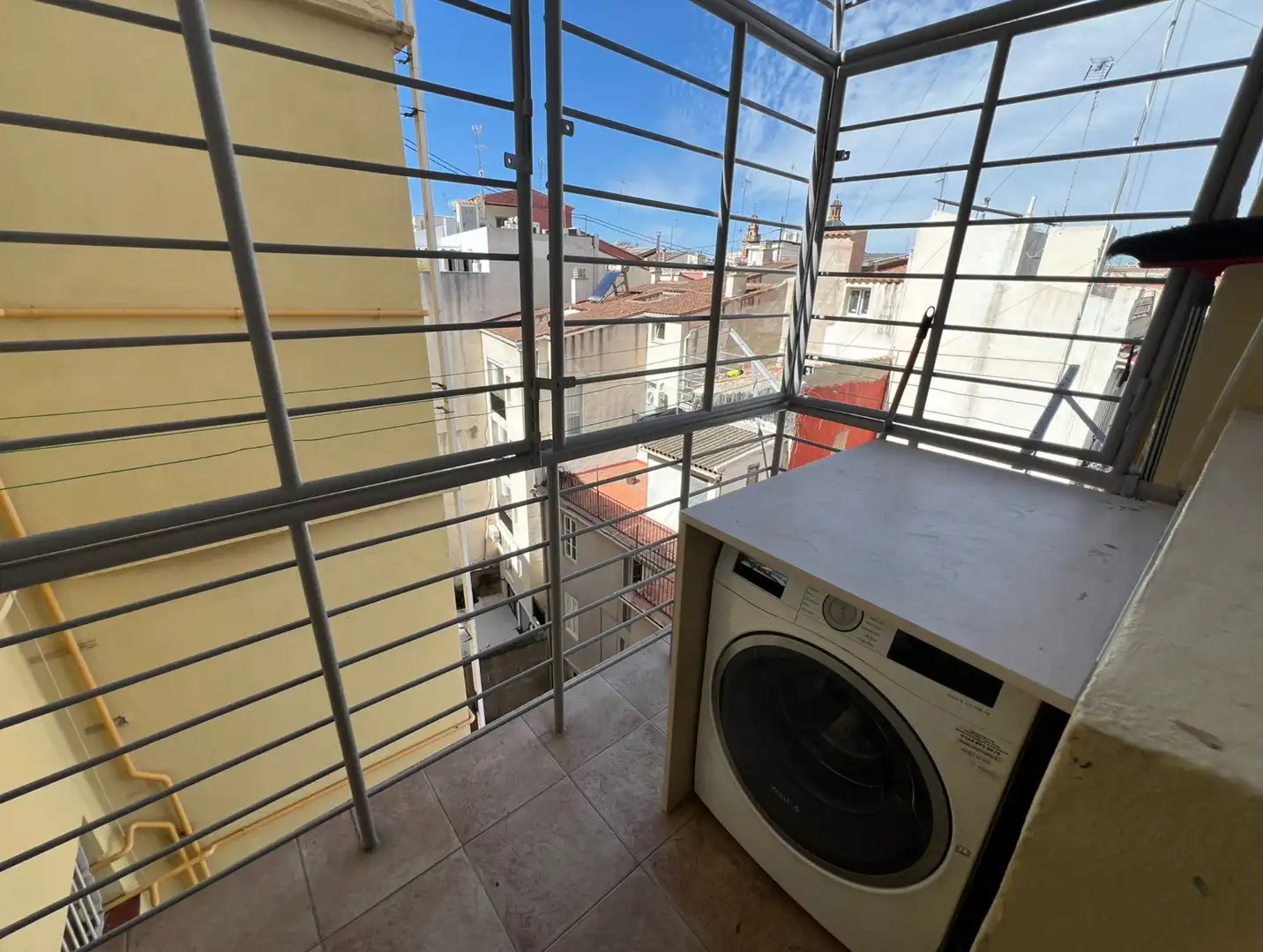 Terraza de Piso de alquiler en Valencia con Aire acondicionado y Amueblado