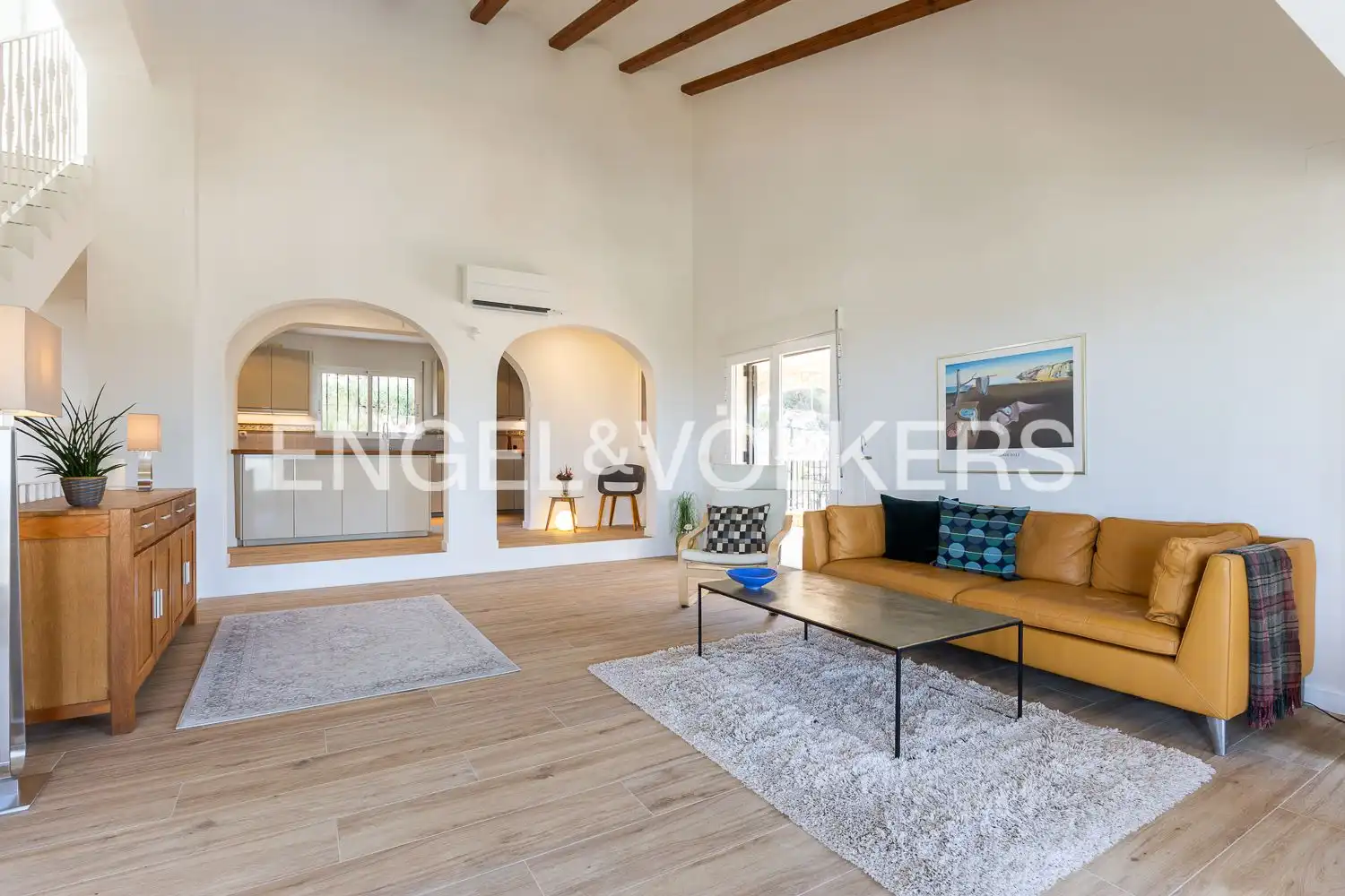 Sala d'estar de Casa o xalet en venda en Pedreguer amb Aire condicionat, Calefacció i Jardí privat