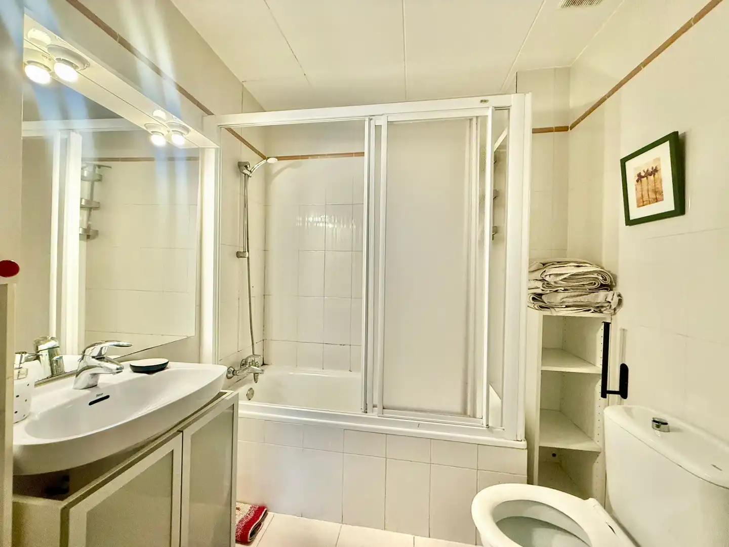 Bathroom of Flat for sale in Blanes  with Air Conditioner, Parquet flooring and Furnished