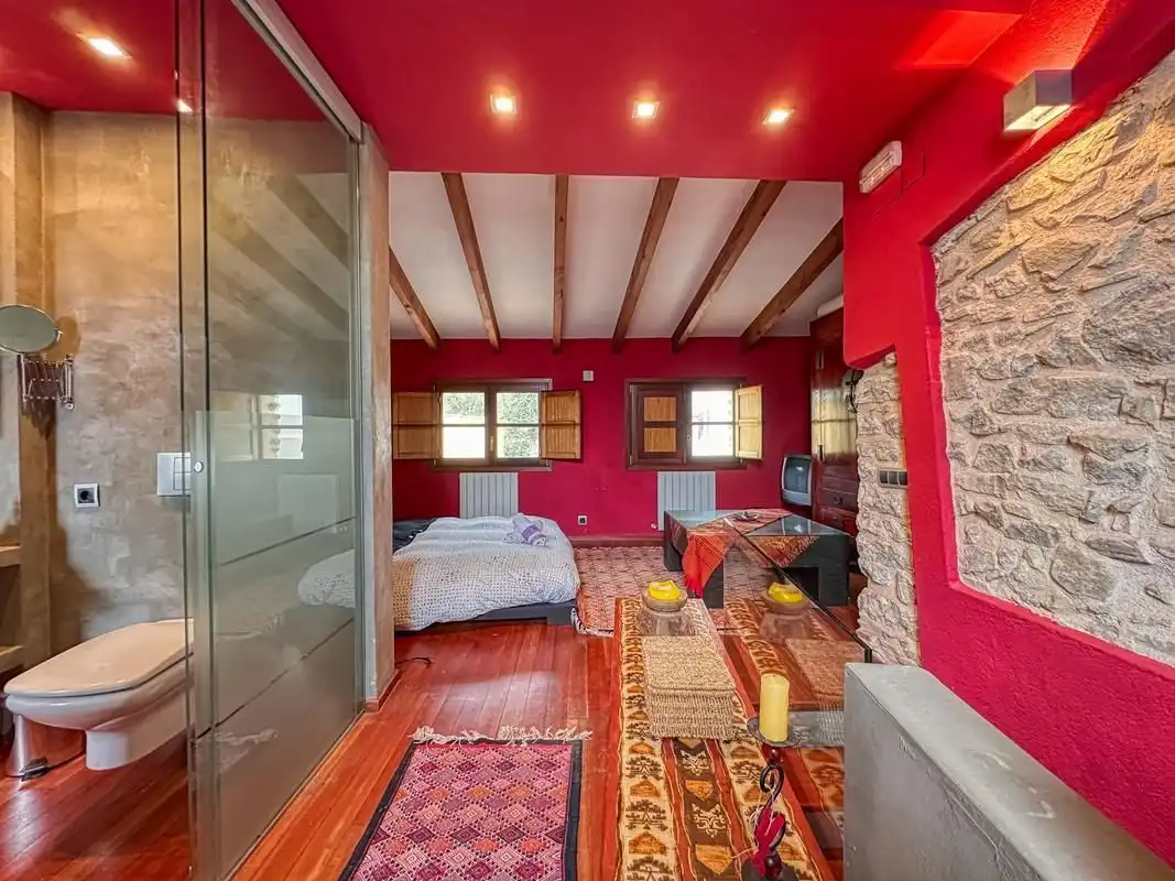 Sala d'estar de Casa o xalet en venda en La Vall de Laguar amb Aire condicionat, Calefacció i Terrassa