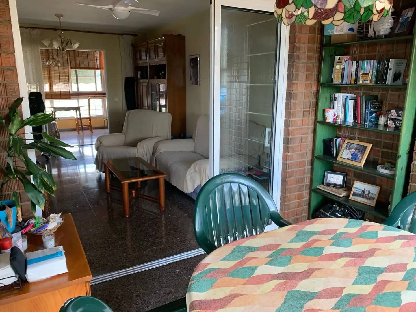 Sala de estar de Piso en venta en Alicante / Alacant con Terraza, Amueblado y Balcón