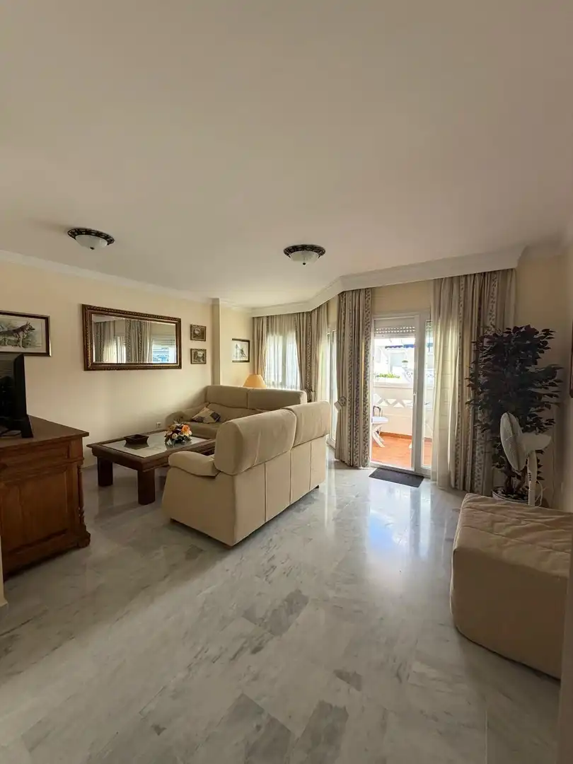 Sala de estar de Apartamento de alquiler en San Pedro de Alcántara