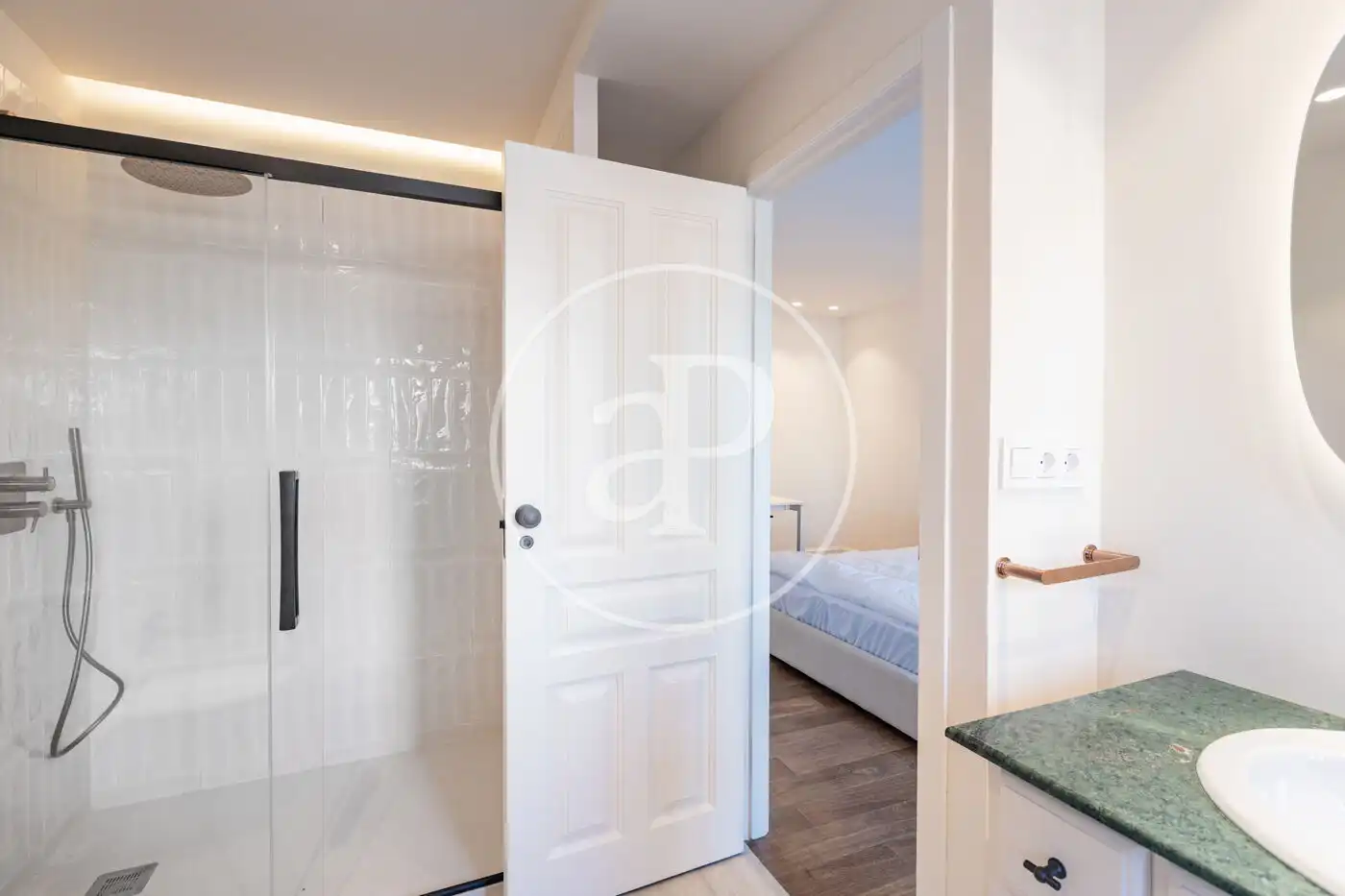 Bedroom of Houses for rent in Madrid  with Air Conditioner, Heating and Private garden