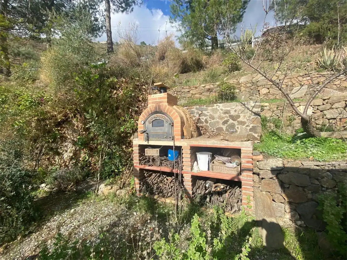 Jardín de Finca rústica en venta en Arenas, Málaga