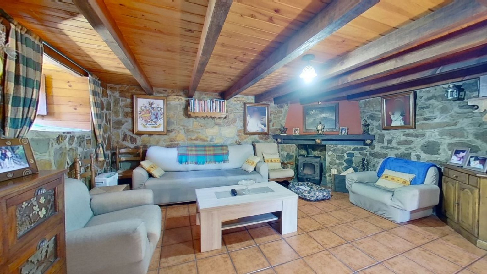 Living room of Single-family semi-detached for sale in Luena   with Private garden