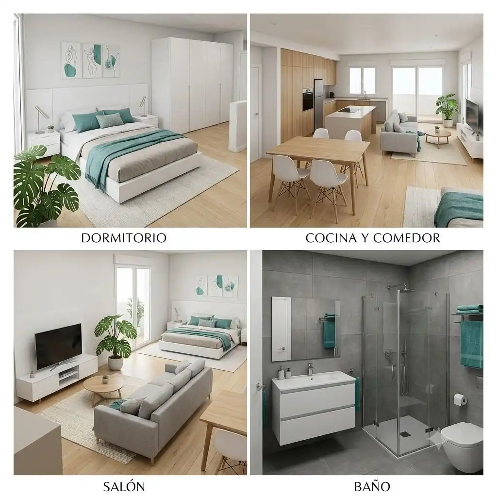 Habitación de Loft en venta en Castellón de la Plana / Castelló de la Plana con Aire acondicionado y Calefacción