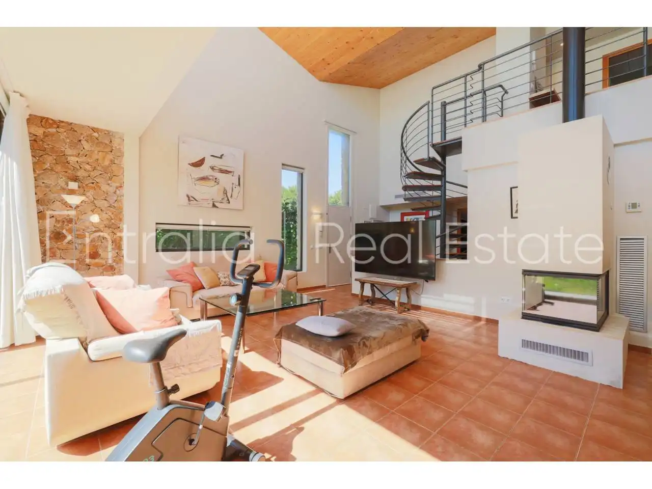 Sala de estar de Casa o chalet en venta en Albons con Aire acondicionado, Calefacción y Jardín privado