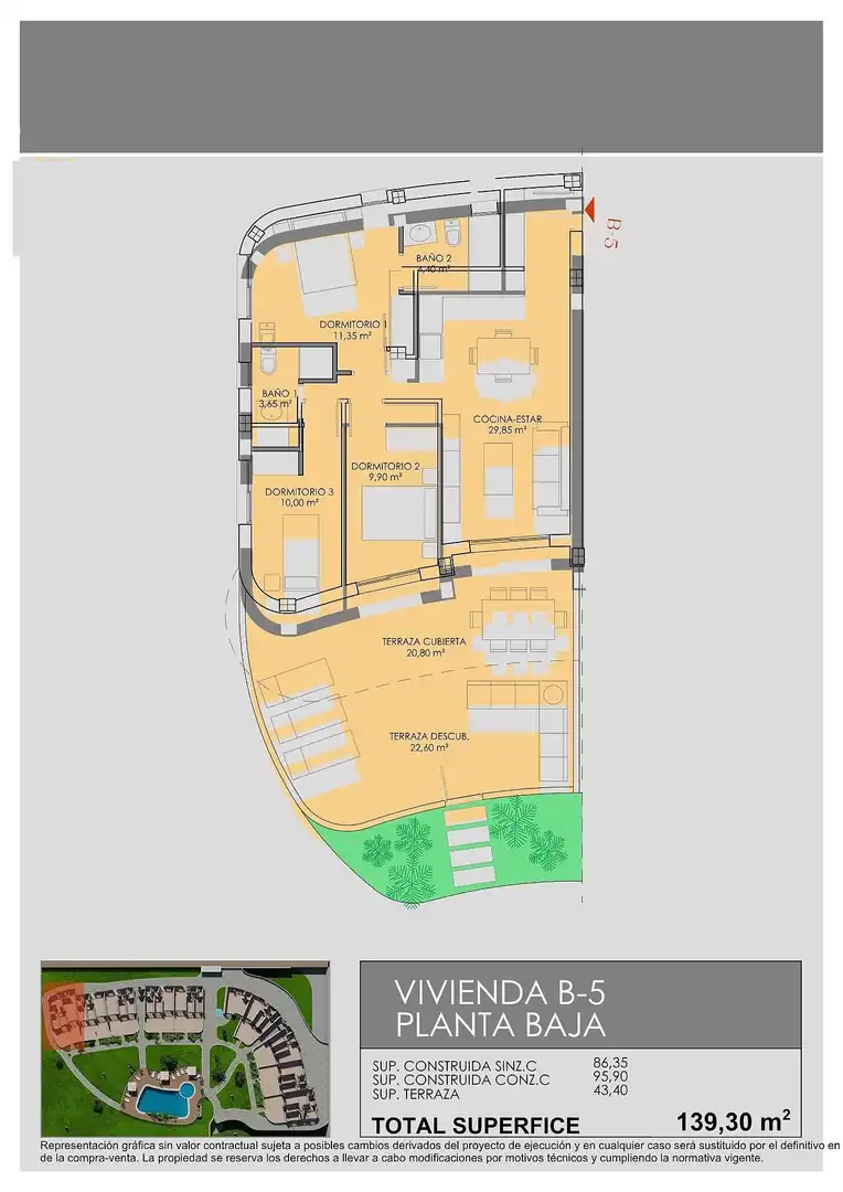 Appartement compact avec terrasse à vendre à Las Lomas de Rame - Bahía Bella, imagen 42