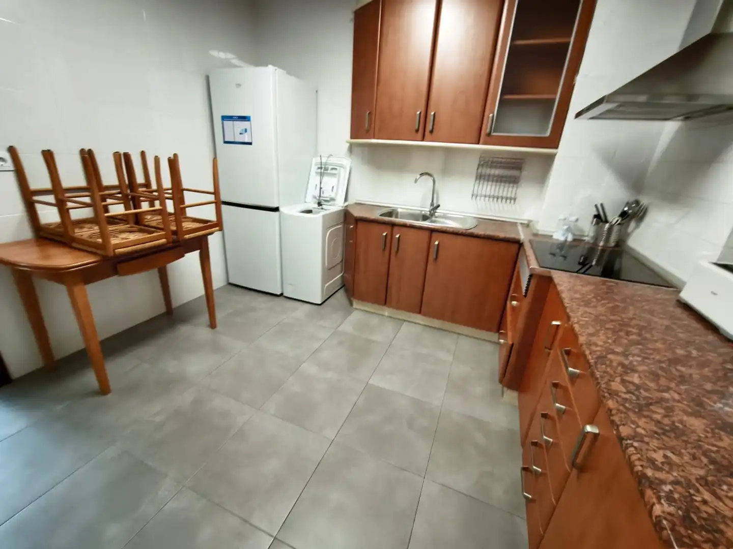 Cocina de Piso de alquiler en Albacete con Calefacción, Amueblado y Balcón