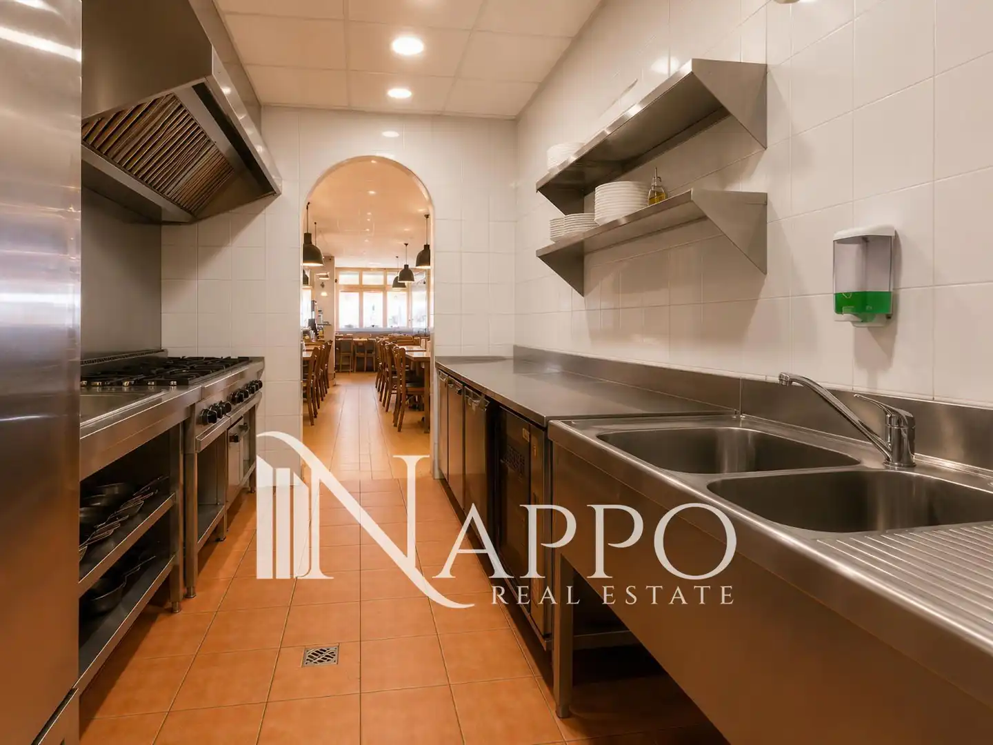 Cocina de Local en traspaso en  Palma de Mallorca con Aire acondicionado, Terraza y Internet