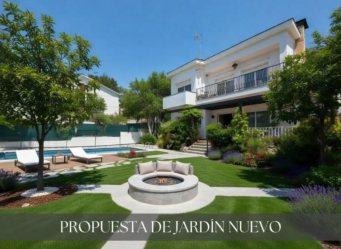 Jardí de Casa o xalet en venda en Vallirana amb Calefacció, Jardí privat i Terrassa