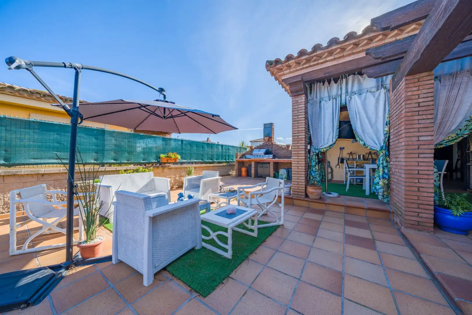 Terrassa de Casa o xalet en venda en Torroella de Fluvià amb Aire condicionat, Calefacció i Jardí privat