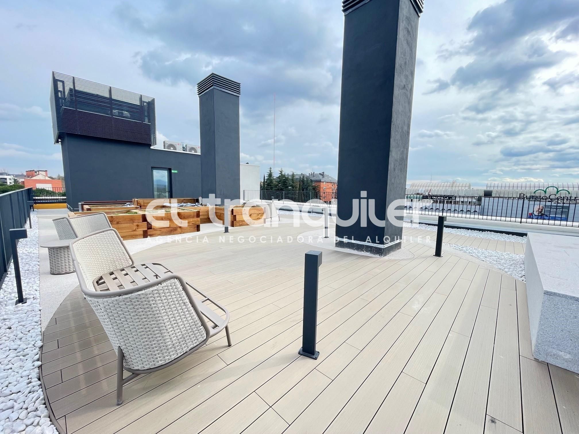 Terraza de Ático de alquiler en Las Rozas de Madrid con Aire acondicionado, Terraza y Trastero