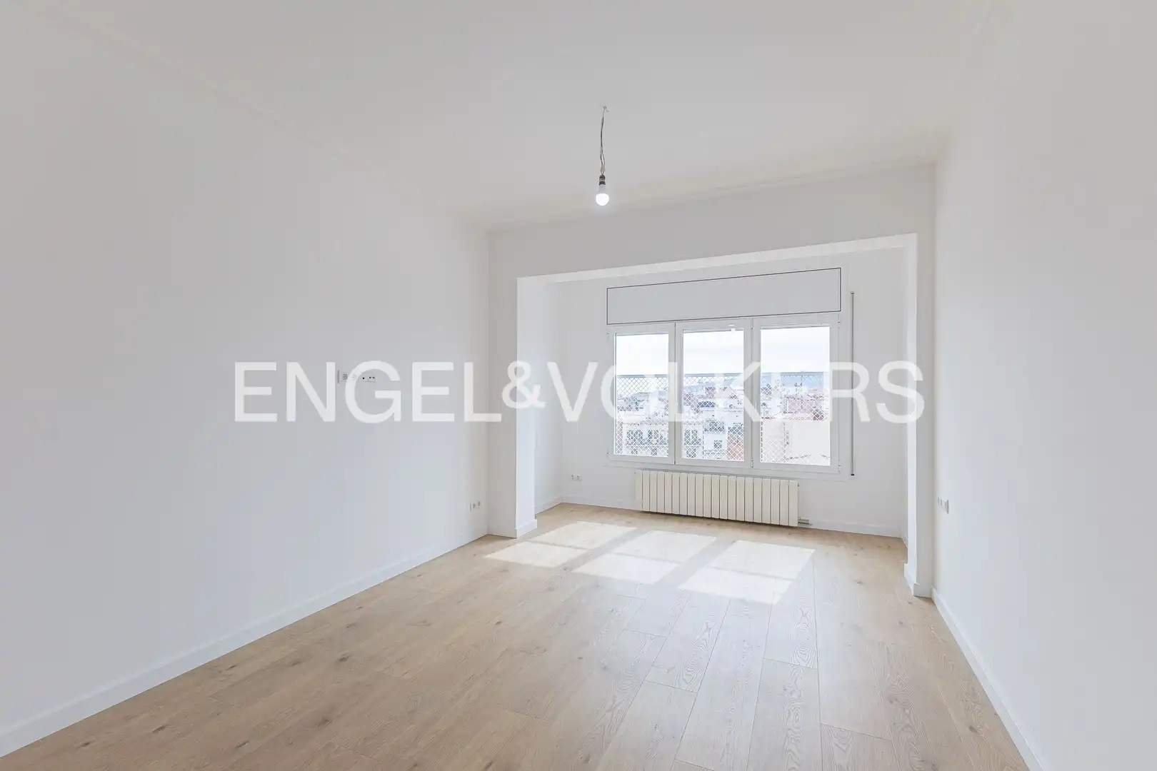 Wohnzimmer von Wohnung zur Miete in Barcelona mit Klimaanlage, Heizung und Parkett