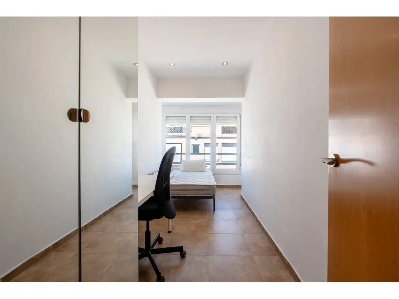 Schlafzimmer von Wohnung zum Verkauf in Manresa mit Klimaanlage, Heizung und Terrasse