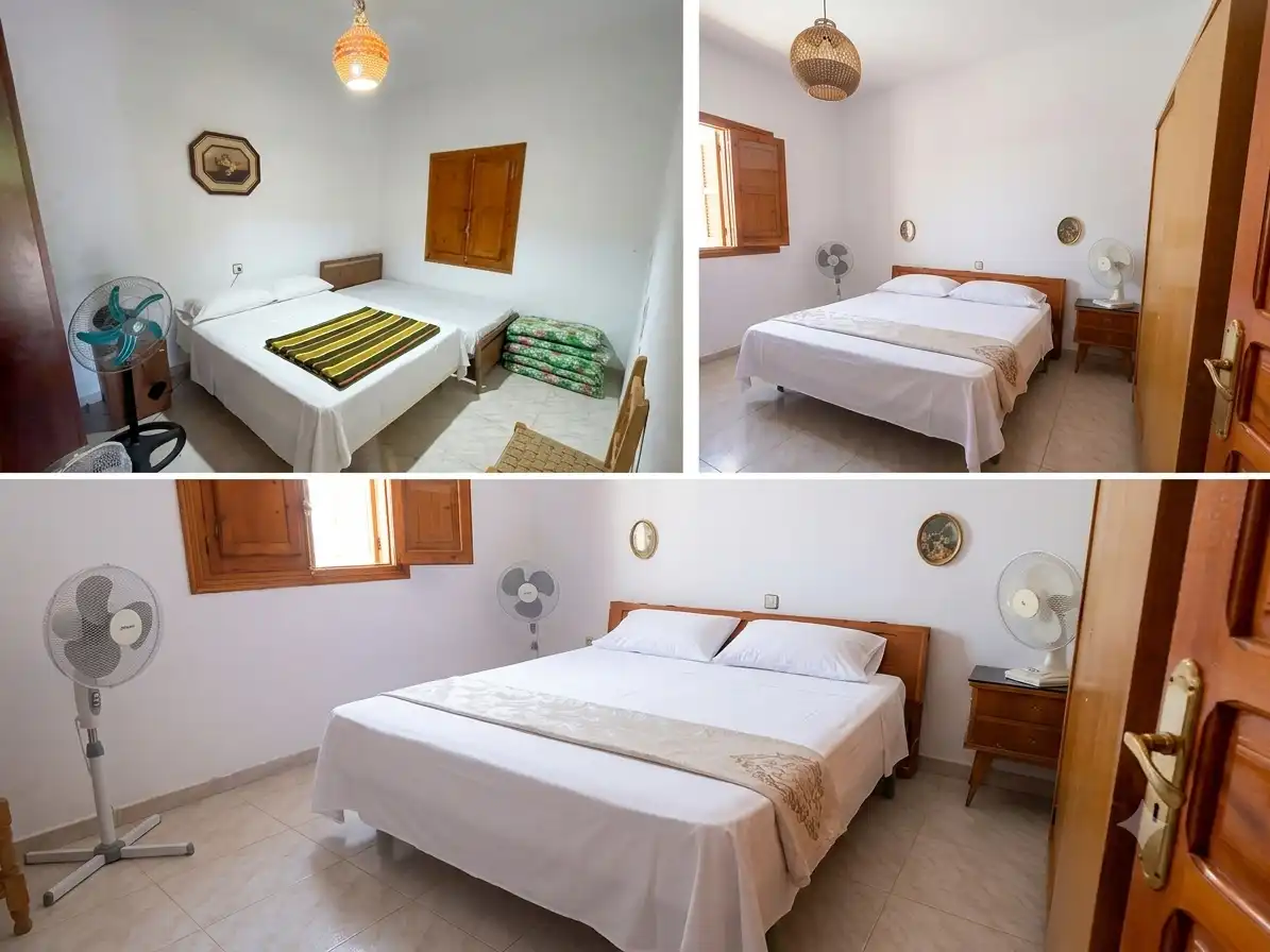 Schlafzimmer von Haus oder Chalet zum Verkauf in Cehegín mit Klimaanlage, Privatgarten und Terrasse