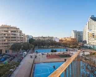 Swimming pool of Flat for sale in  Valencia Capital  with Air Conditioner and Balcony