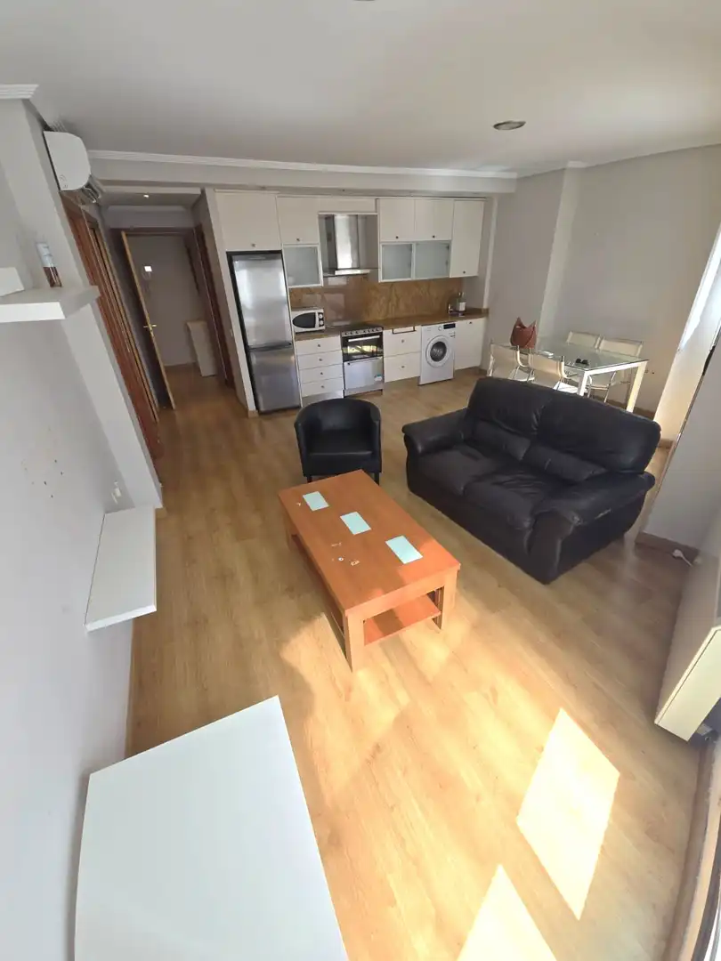 Living room of Apartments for rent in Cáceres  with Air Conditioner, Heating and Furnished