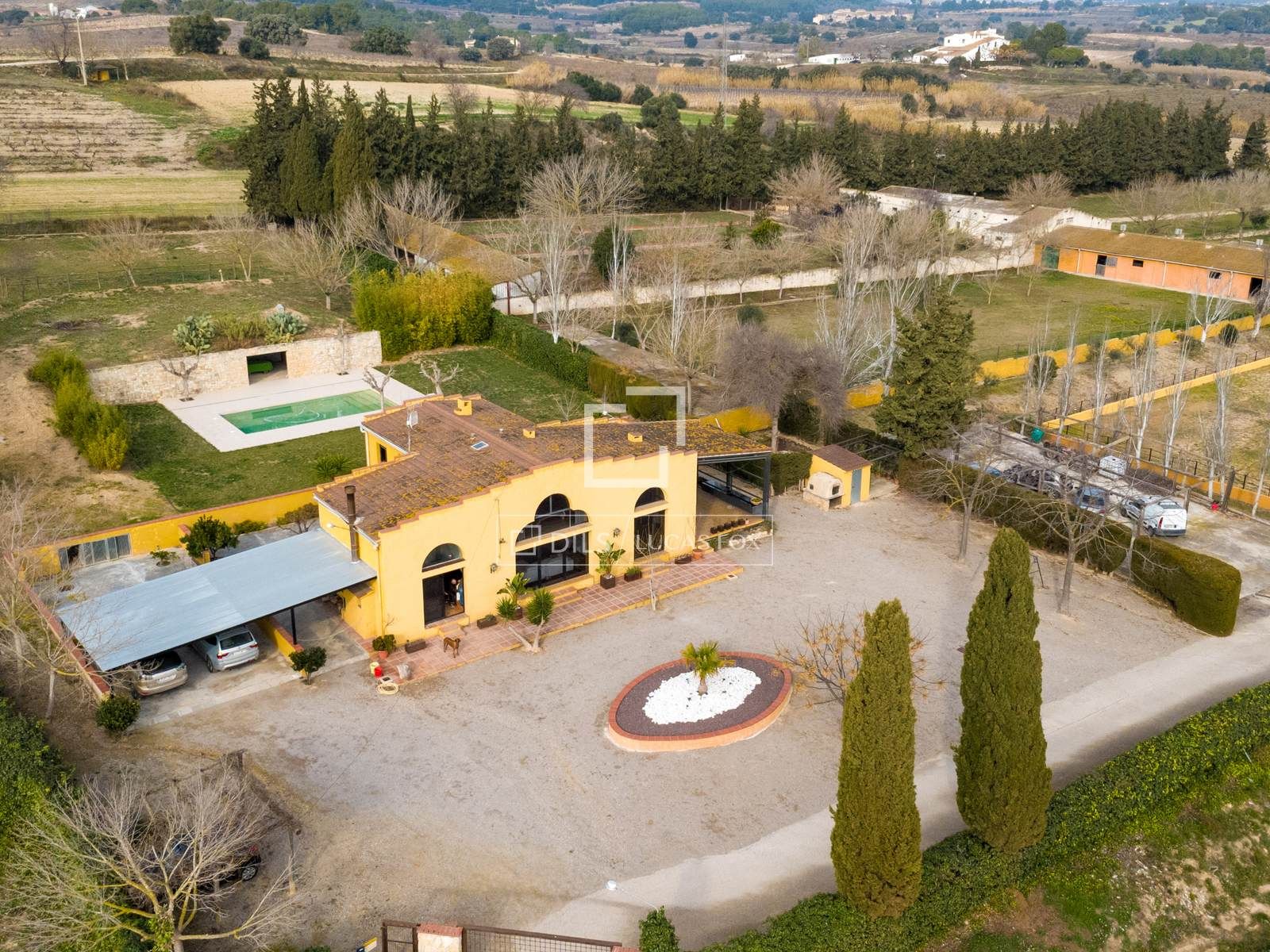 Jardí de Finca rústica en venda en Castellví de la Marca amb Calefacció, Jardí privat i Terrassa