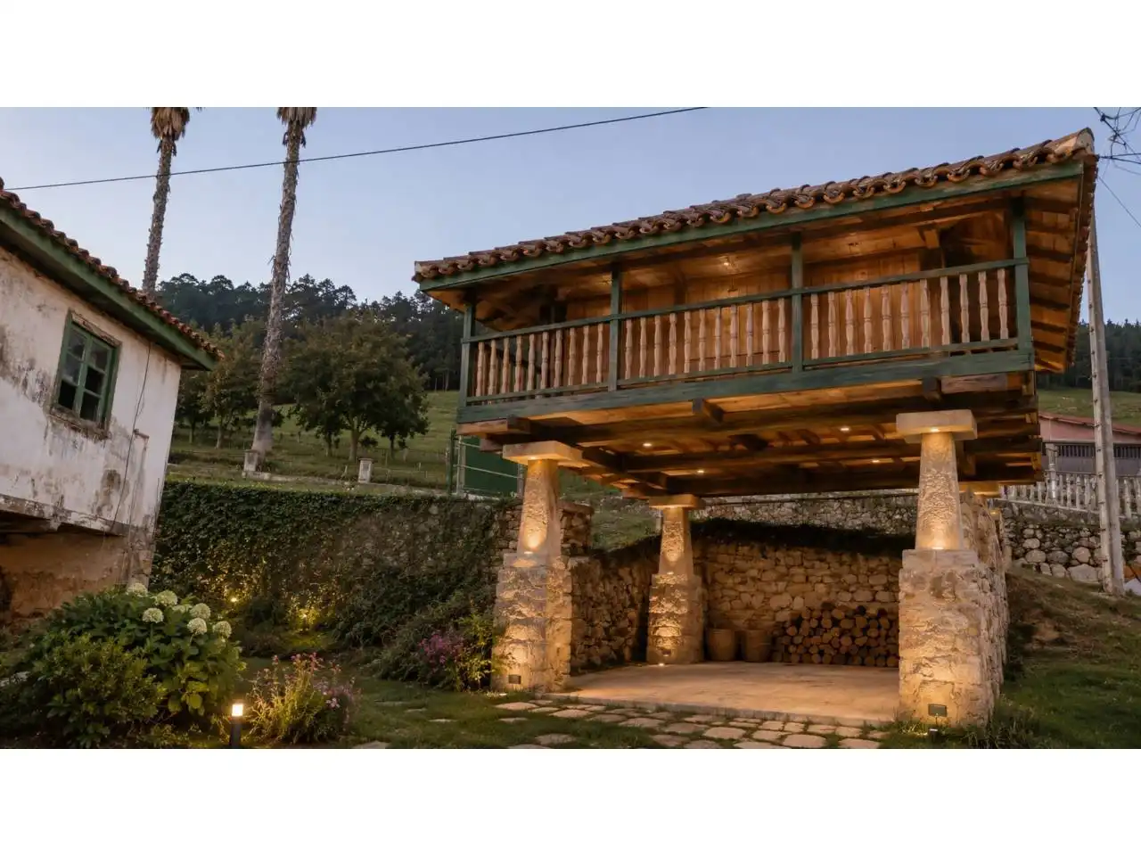 Terraza de Casa adosada en venta en Llanera