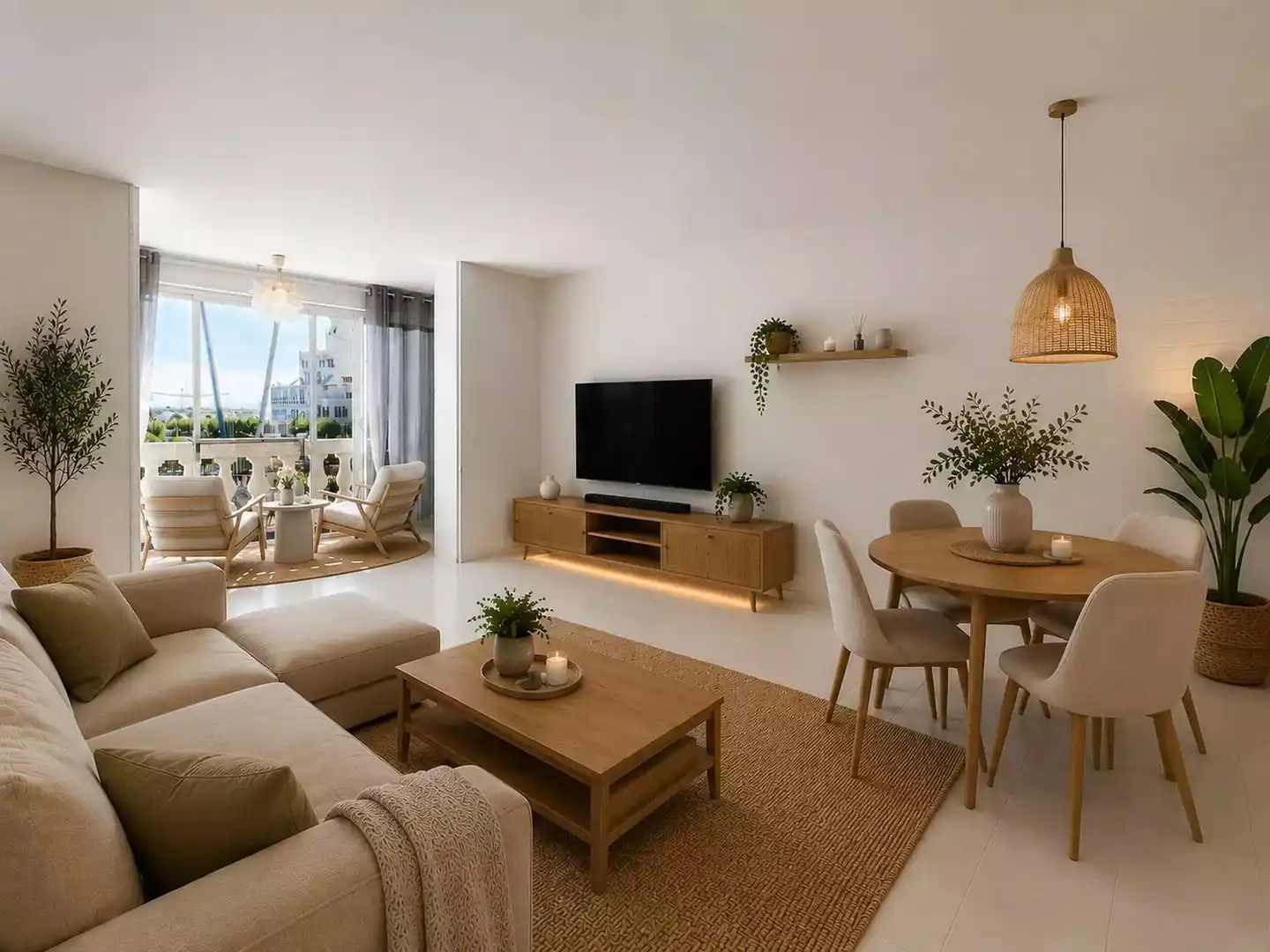 Wohnzimmer von Wohnungen zum Verkauf in Empuriabrava