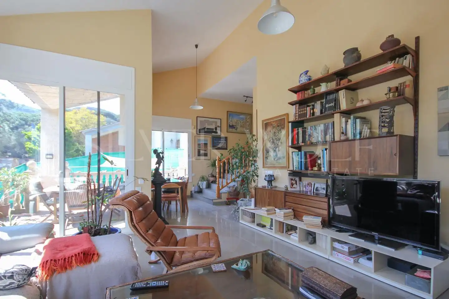 Sala de estar de Casa o chalet en venta en Òrrius con Aire acondicionado, Calefacción y Jardín privado