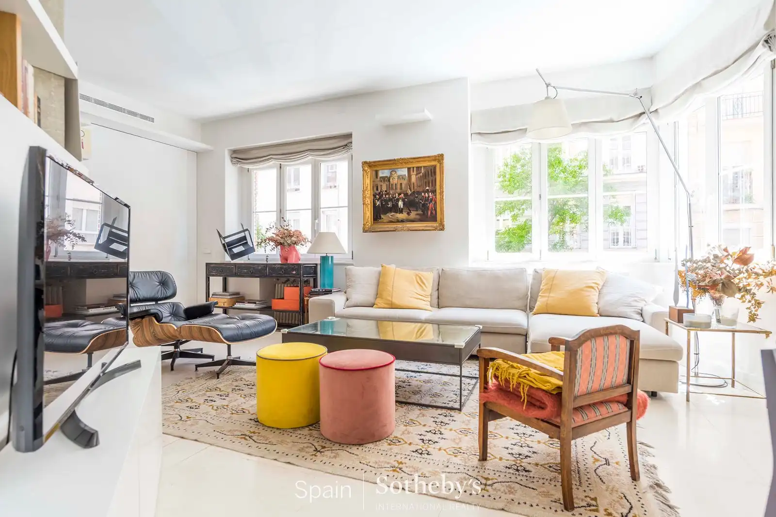 Wohnzimmer von Wohnungen zum Verkauf in Madrid mit Klimaanlage, Heizung und Abstellraum