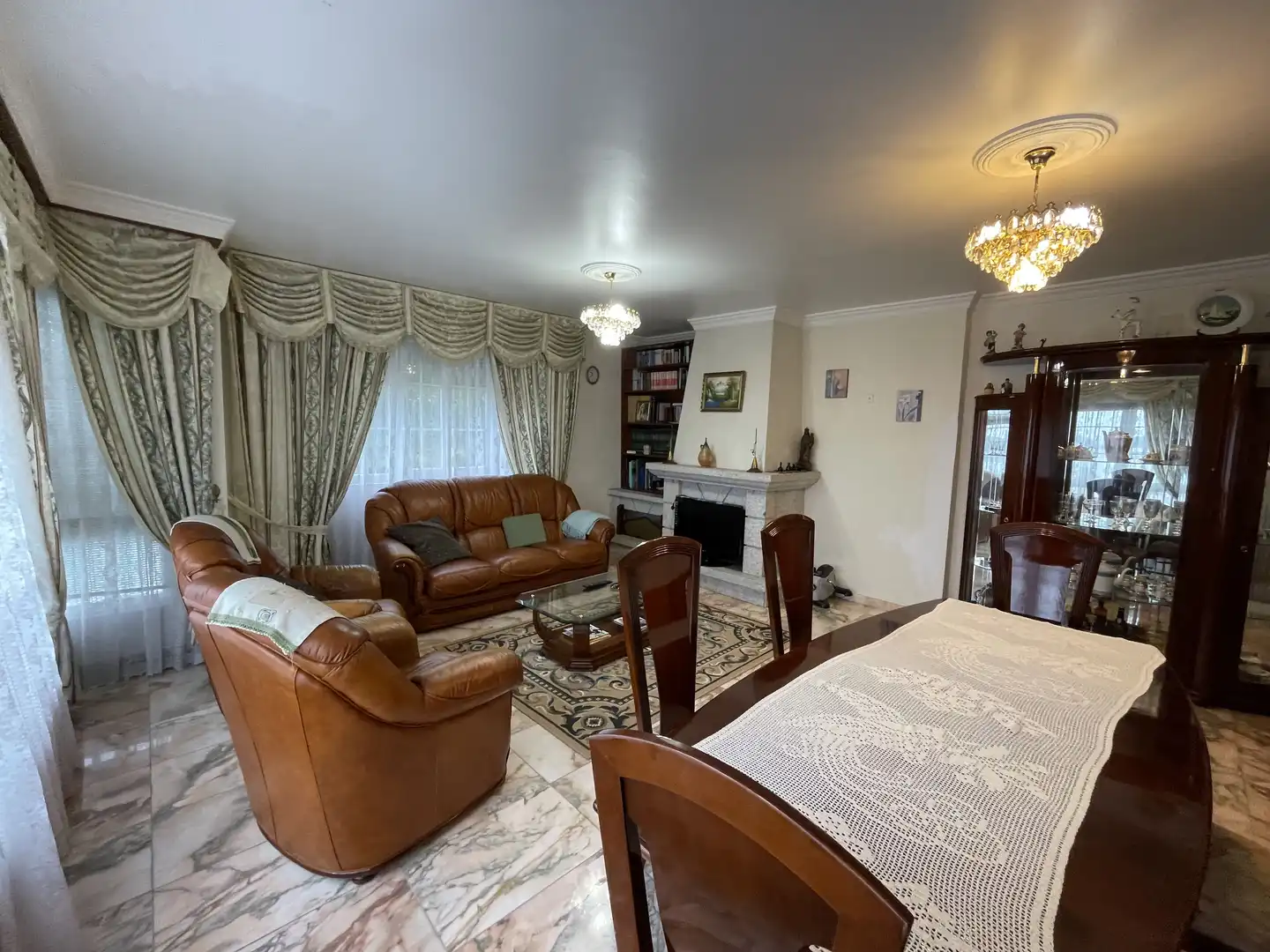 Sala de estar de Casa o chalet en venta en Cedeira con Calefacción, Jardín privado y Terraza