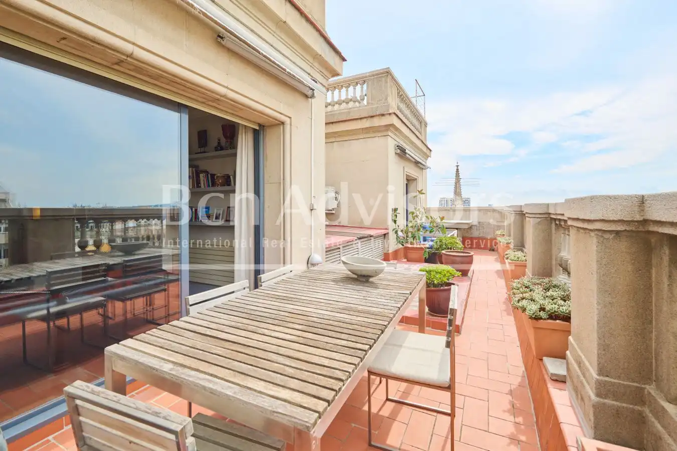 Terrace of Attic for sale in Barcelona  with Air Conditioner, Heating and Parquet flooring