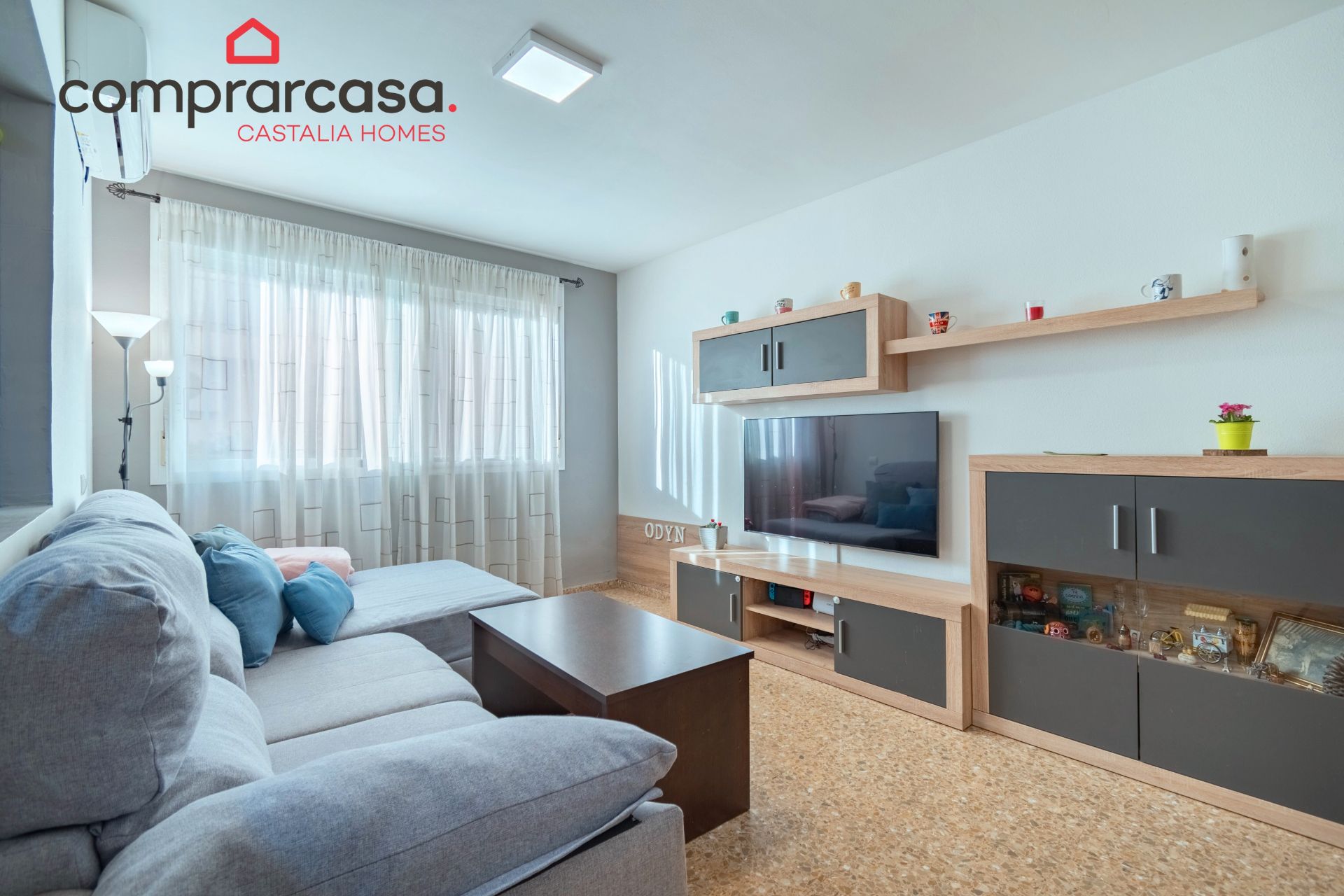 Living room of Flat for sale in Almazora / Almassora  with Air Conditioner, Heating and Storage room